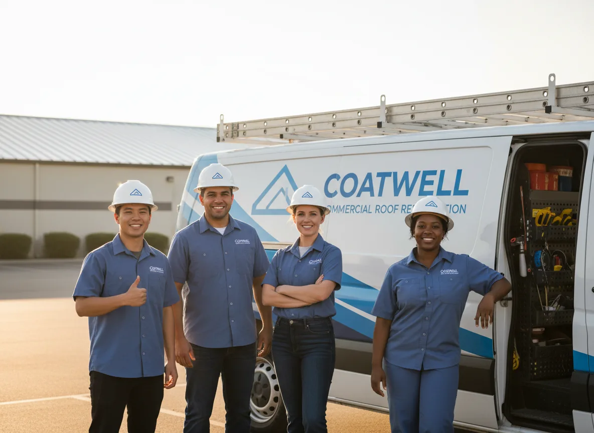 Commercial roof coating company in Gilchrist, TX